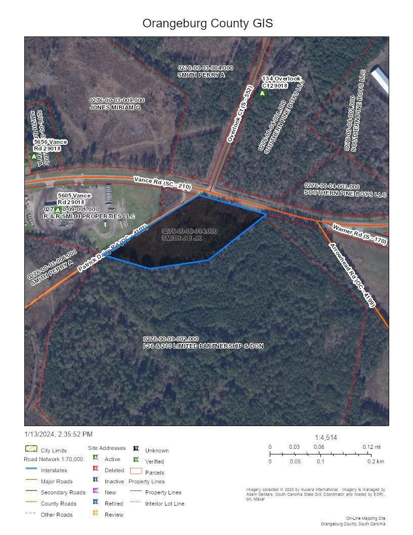 Bowman, Orangeburg County, SC Undeveloped Land, Commercial Property for