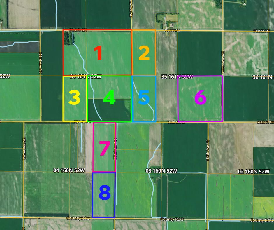 Hamilton, Pembina County, ND Farms and Ranches for auction Property ID