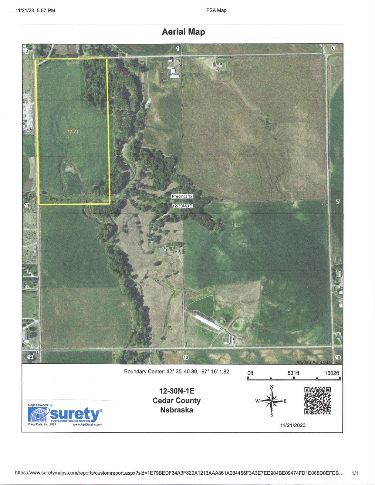 Hartington, Cedar County, NE Undeveloped Land for sale Property ID 418719550 LandWatch