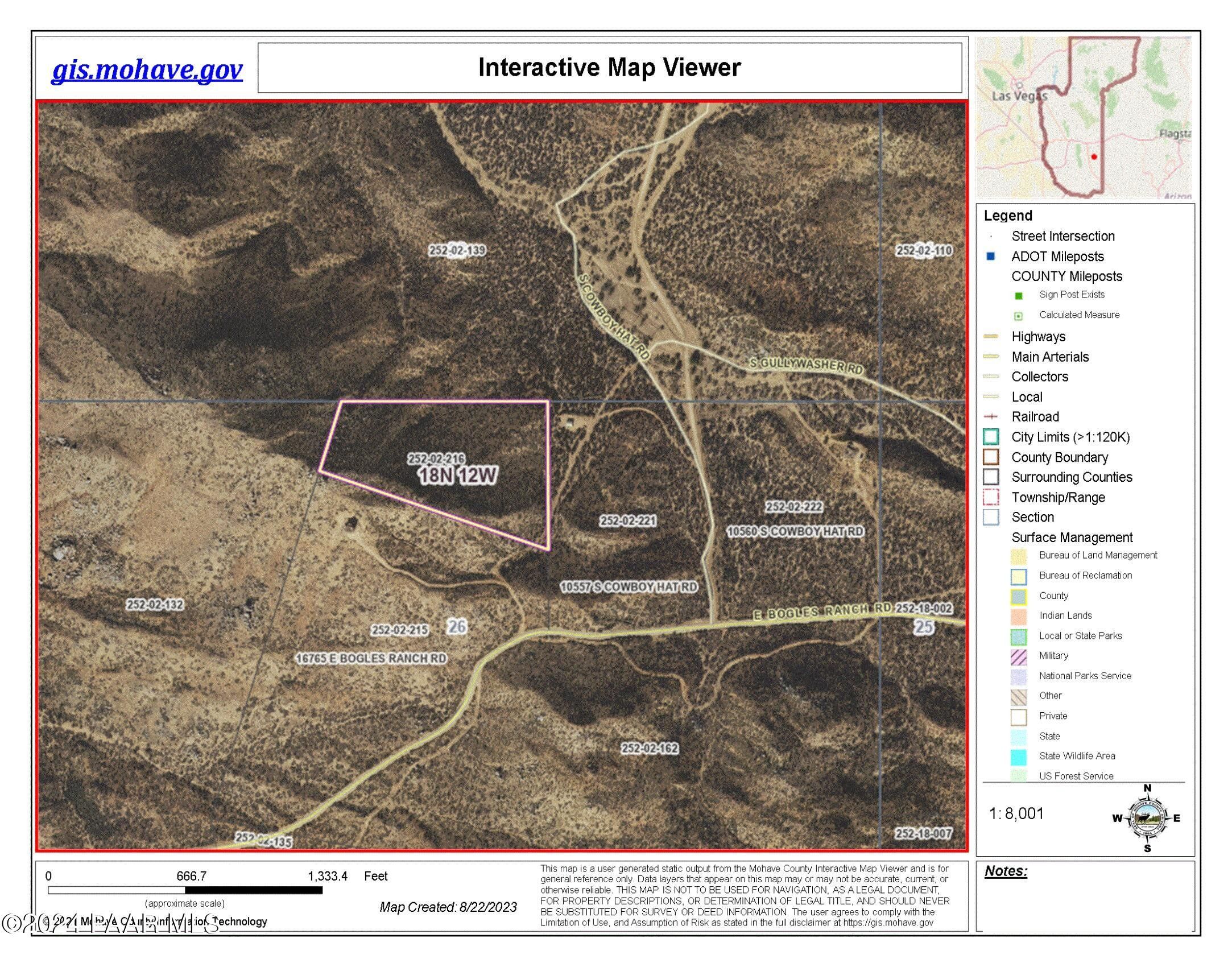 216 Bogles Ranch Road, Kingman, AZ 86401 MLS 1061330 LandWatch