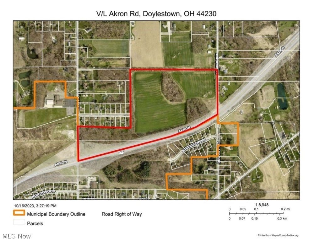 Doylestown, Wayne County, OH Undeveloped Land for sale Property ID