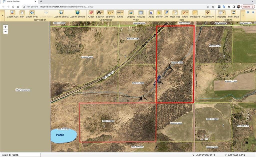 Bagley, Clearwater County, MN Undeveloped Land for sale Property ID