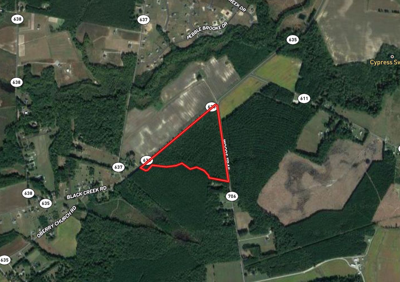 Sedley, Southampton County, VA Recreational Property, Timberland Property, Hunting Property for