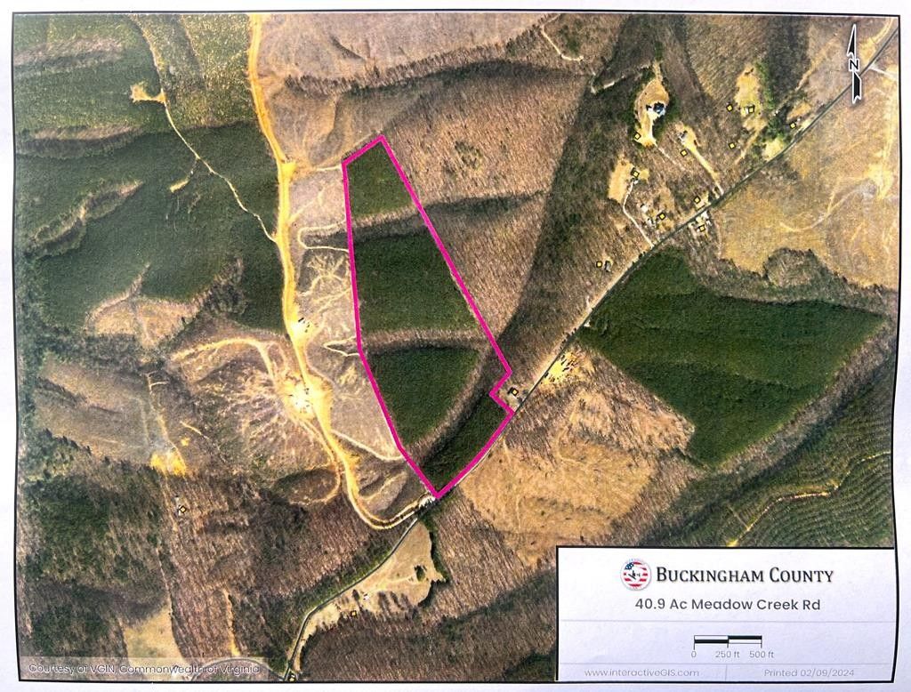 Wingina, Buckingham County, VA Undeveloped Land for sale Property ID