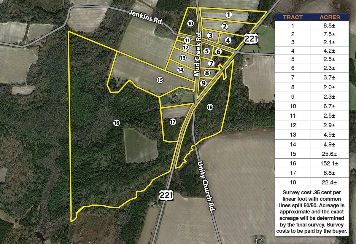 Lakeland, Lanier County, GA Timberland Property, Undeveloped Land for