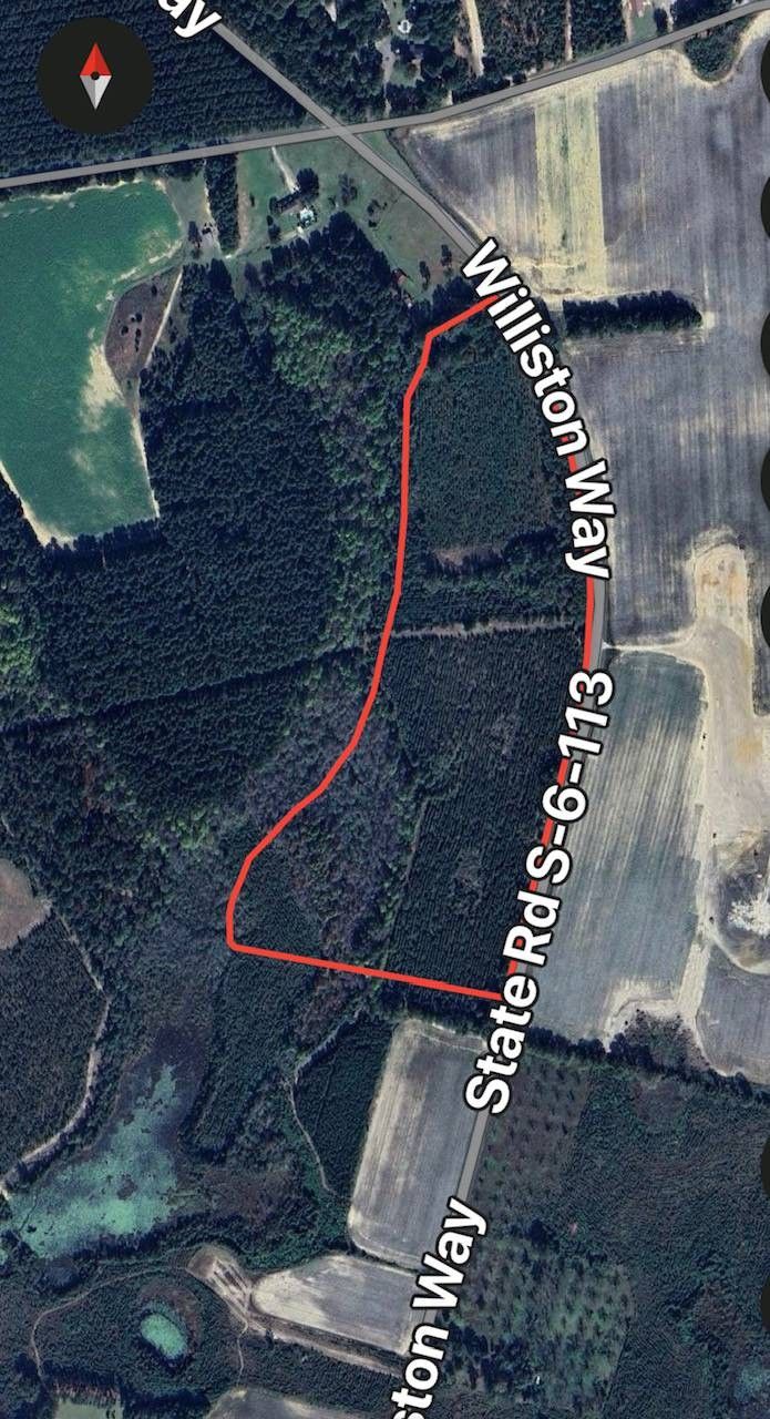 Williston, Barnwell County, SC Undeveloped Land, Lakefront Property