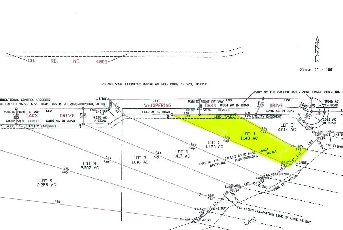 Athens, Henderson County, TX Recreational Property, Lakefront Property