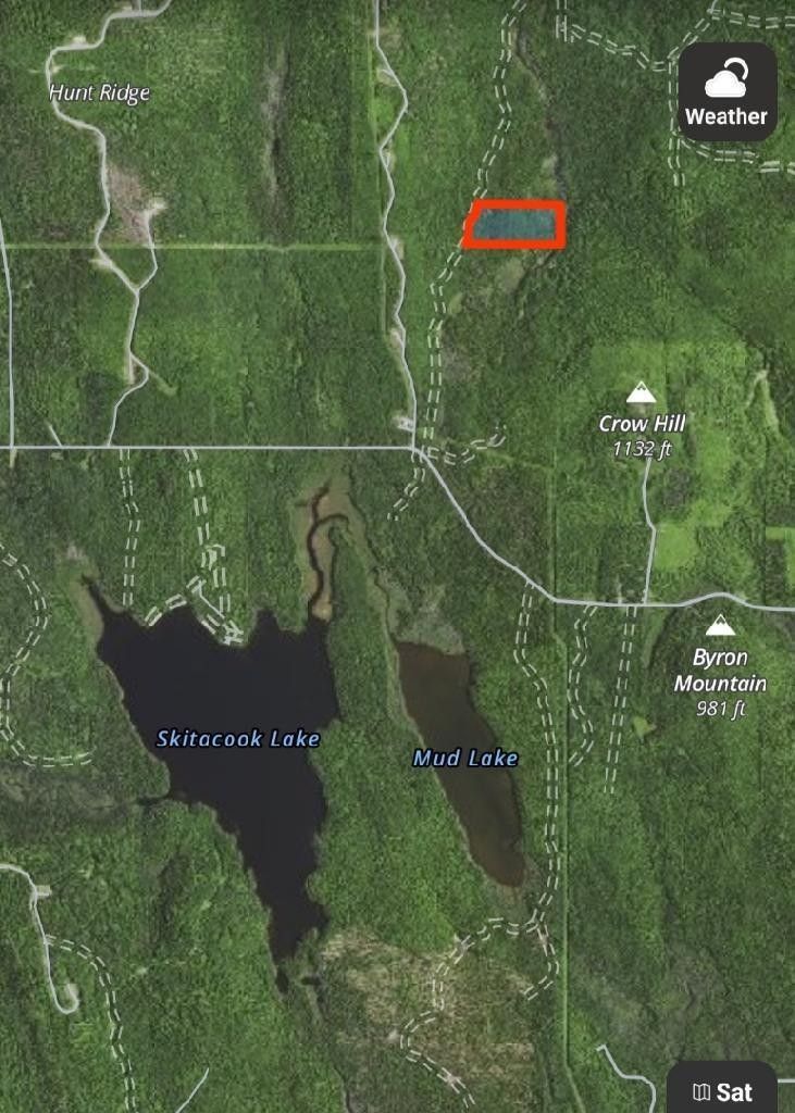 Oakfield, Aroostook County, ME Undeveloped Land, Lakefront Property