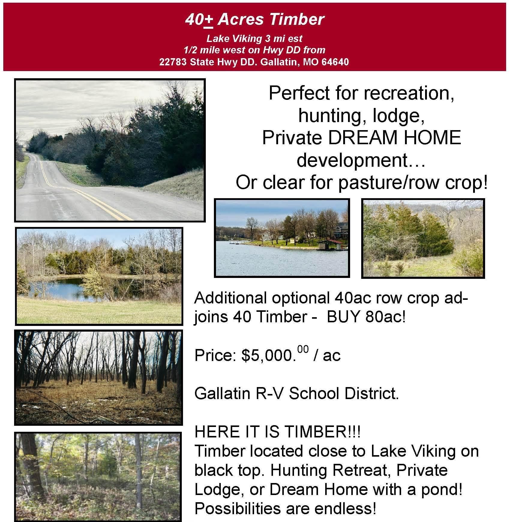 40 acres in Gallatin, MO, 64640 LandWatch