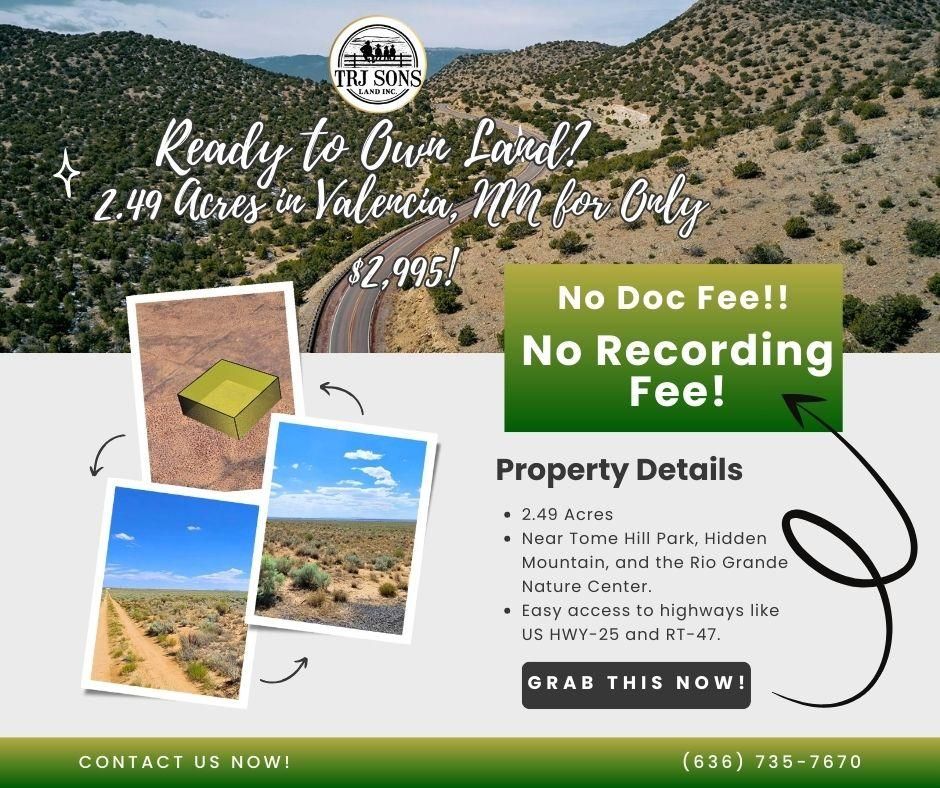 2.49 acres in Rio Communities, NM, 87002 MLS 2.49 Acres