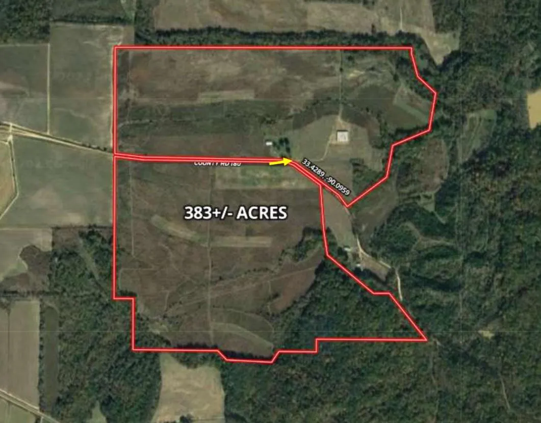Delta Region, MS Land for Sale between 201 and 500 Acres 27 Listings