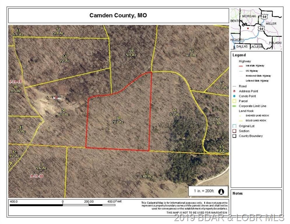 Climax Springs, Camden County, MO Undeveloped Land for sale Property ID