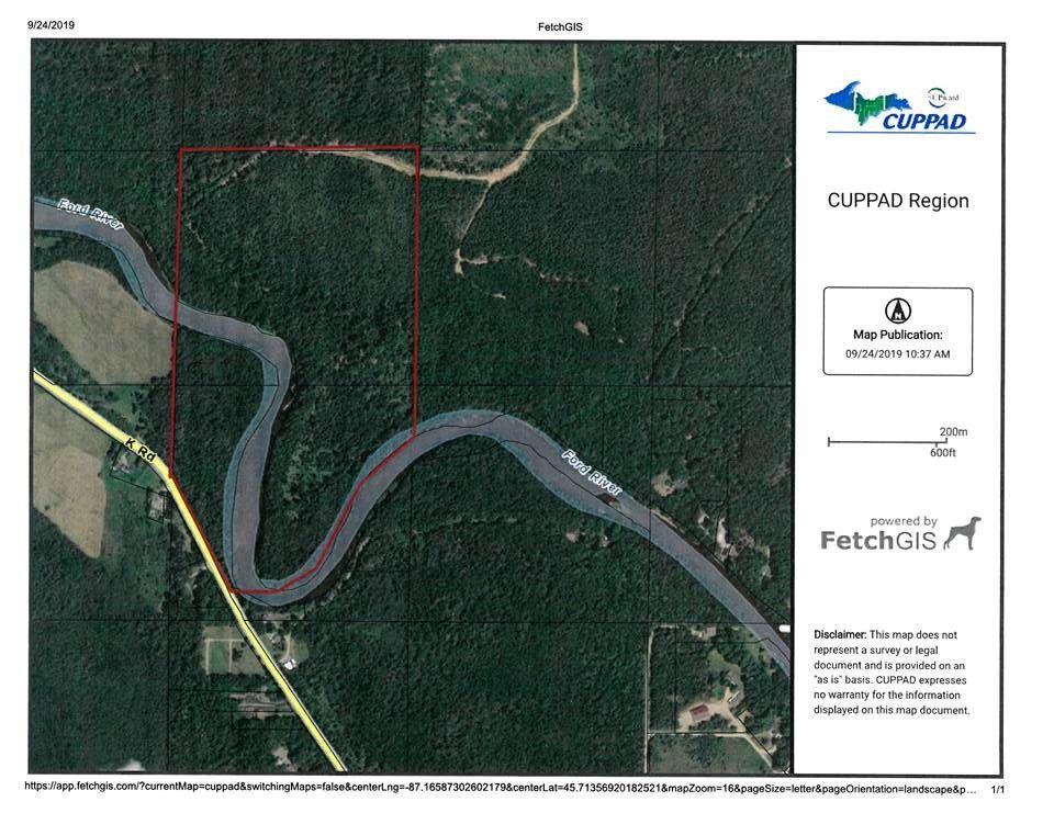Bark River, Delta County, MI Undeveloped Land for sale Property ID