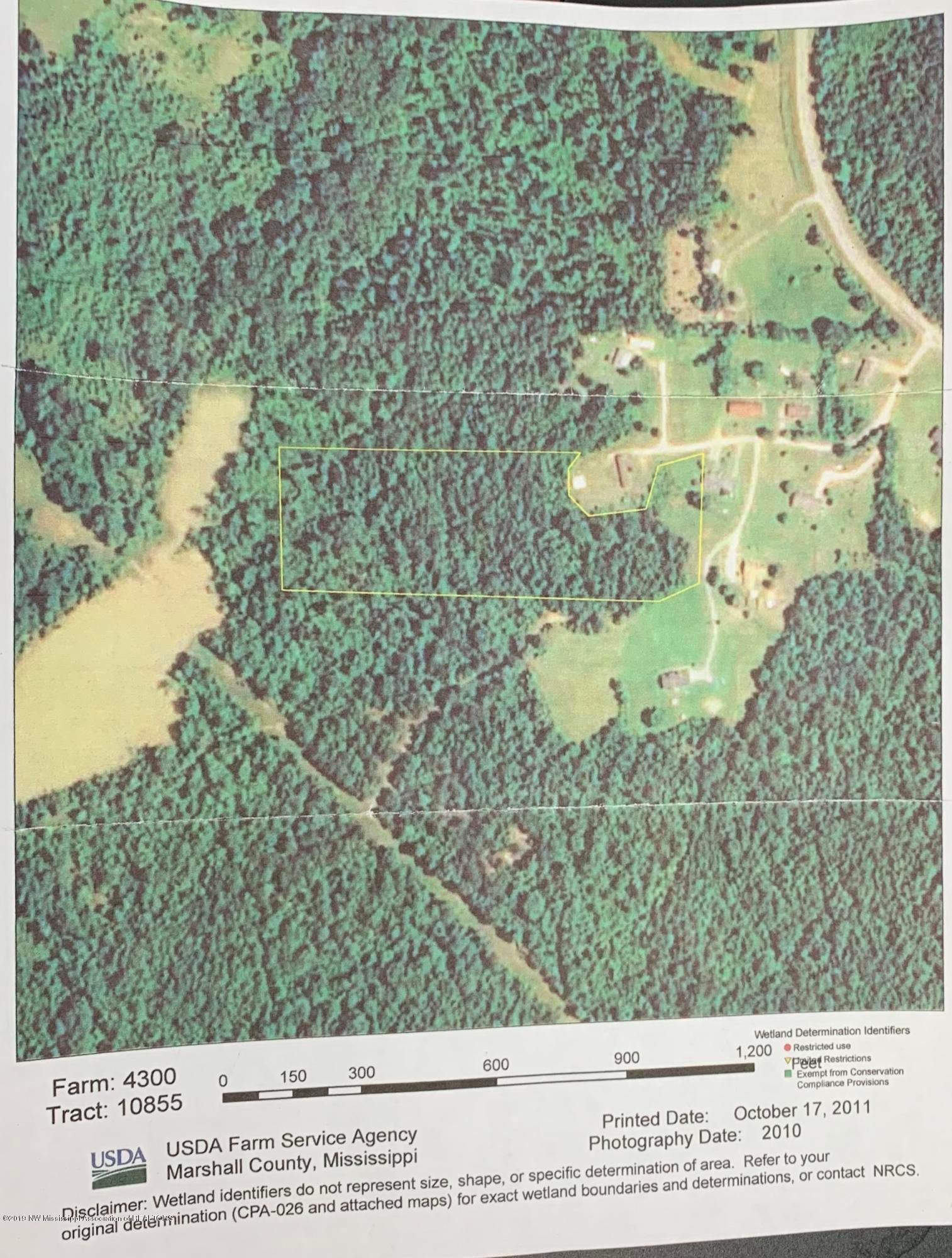 Holly Springs, Marshall County, MS Undeveloped Land for sale Property
