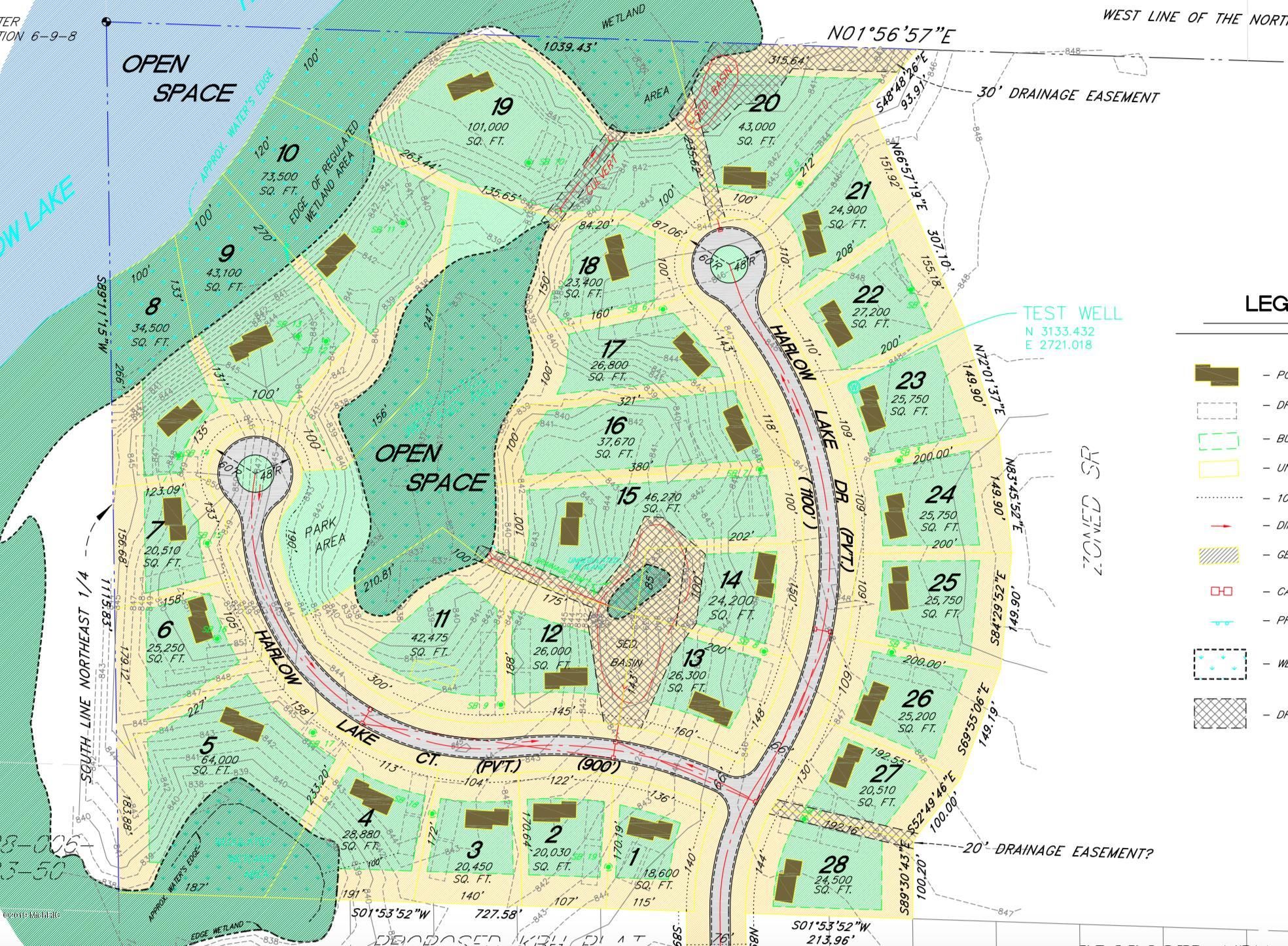 Greenville, Montcalm County, MI Undeveloped Land, Lakefront Property, Waterfront Property for
