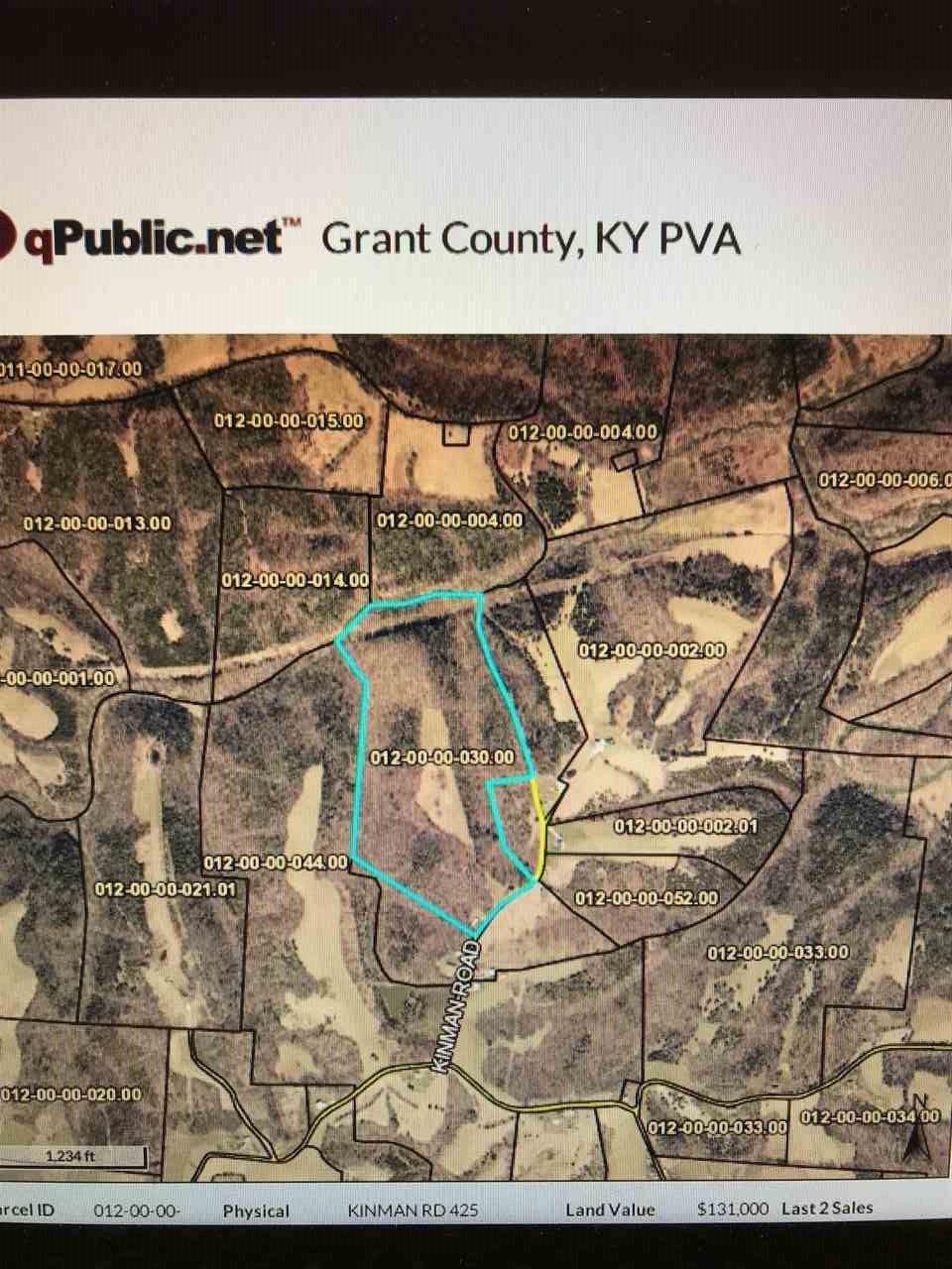 Dry Ridge, Grant County, KY Undeveloped Land for sale Property ID