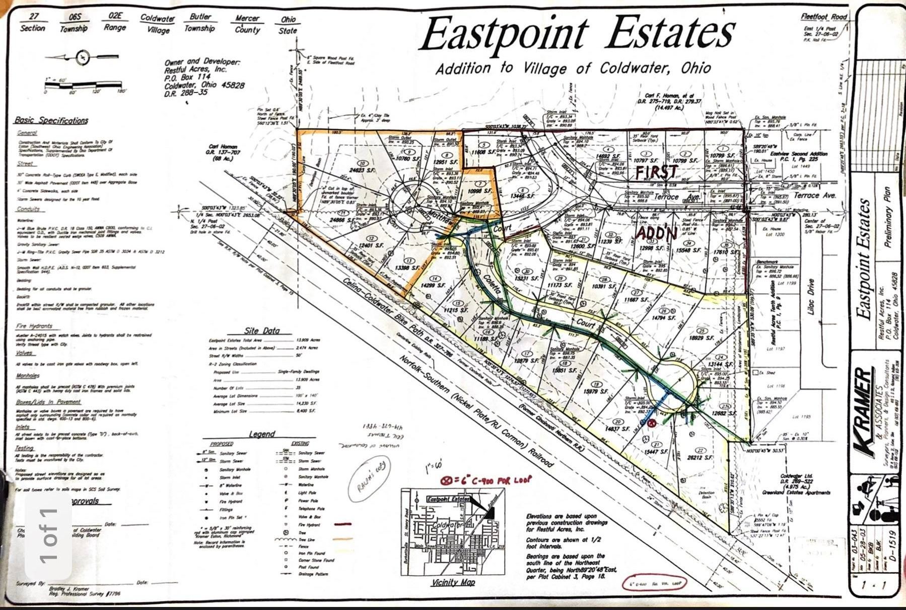 Coldwater, Mercer County, OH Undeveloped Land for sale Property ID