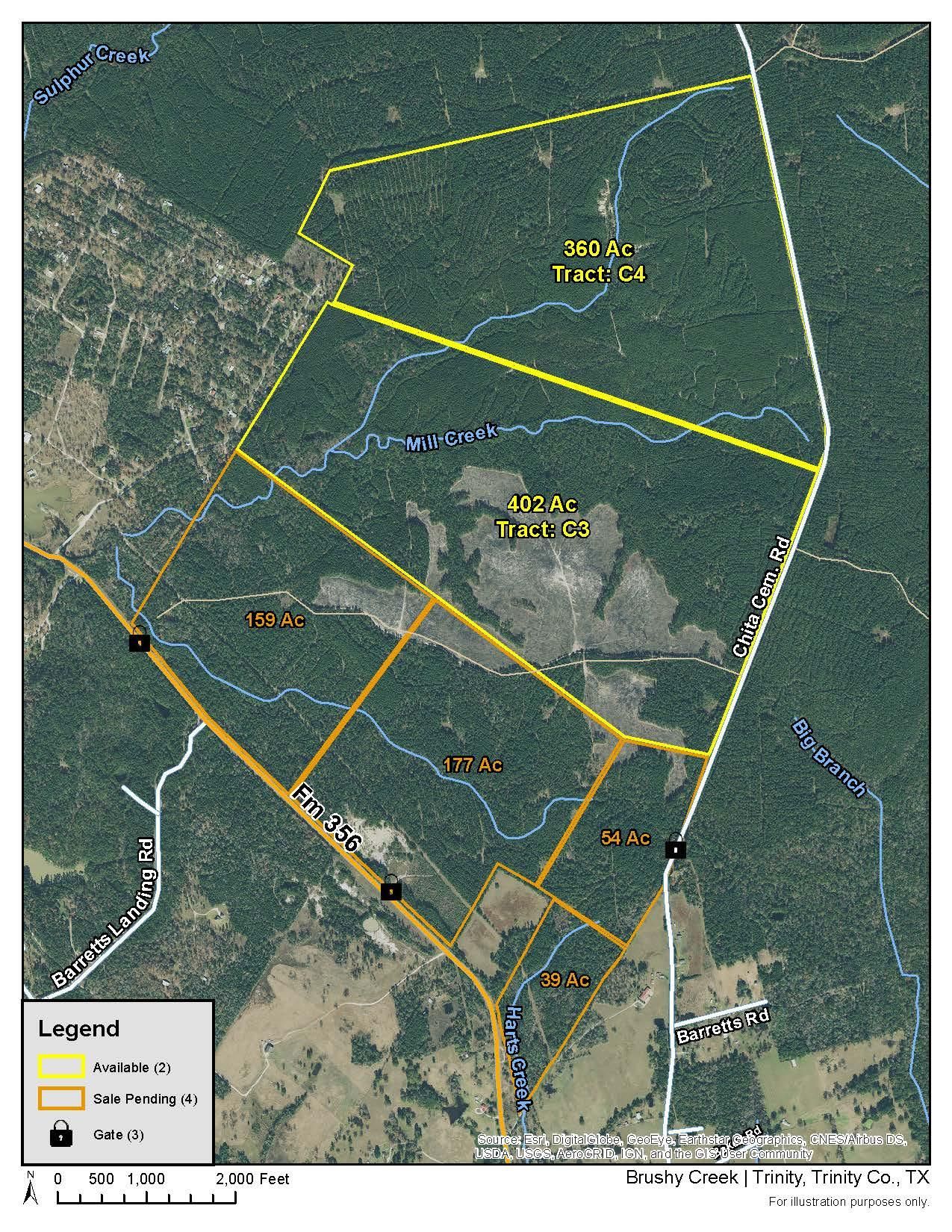 Trinity, Trinity County, TX Recreational Property, Timberland Property