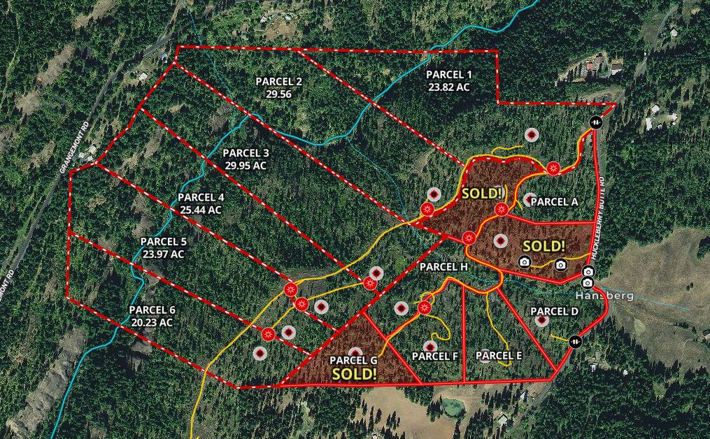 Orofino, Clearwater County, ID Recreational Property, Undeveloped Land