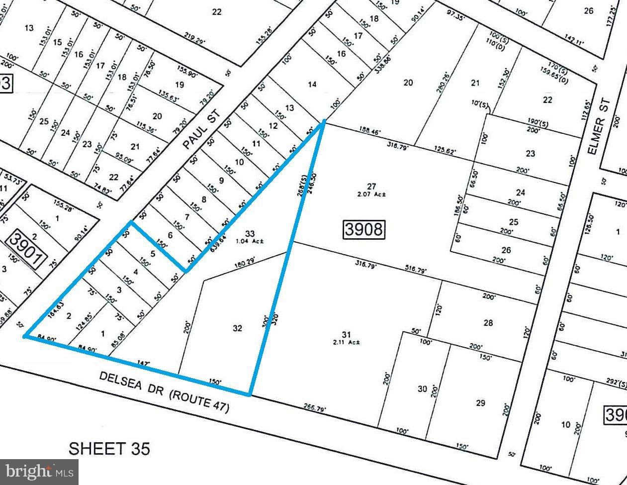 Franklinville, Gloucester County, NJ Undeveloped Land, Homesites for