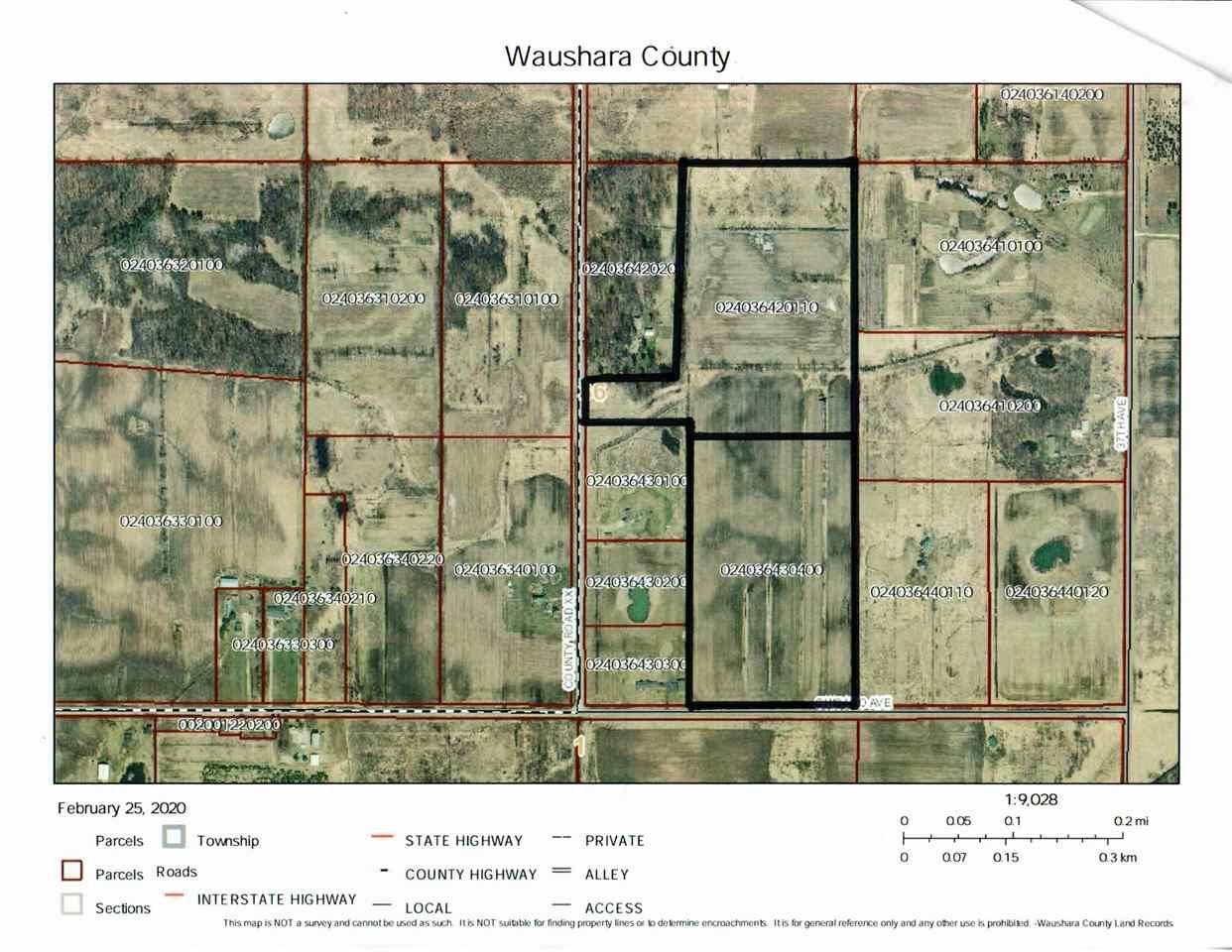 Poy Sippi, Waushara County, WI Undeveloped Land for sale Property ID