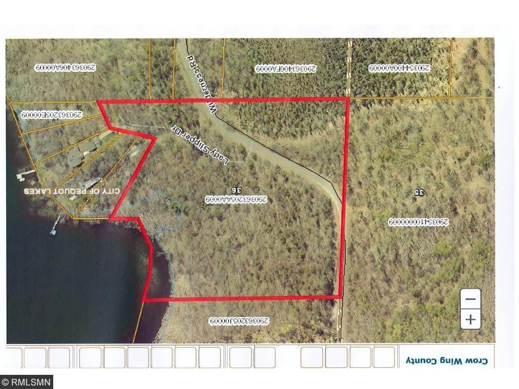 Pequot Lakes, Crow Wing County, MN Undeveloped Land, Lakefront Property