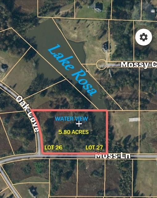 Courtland, Panola County, MS Undeveloped Land, Lakefront Property