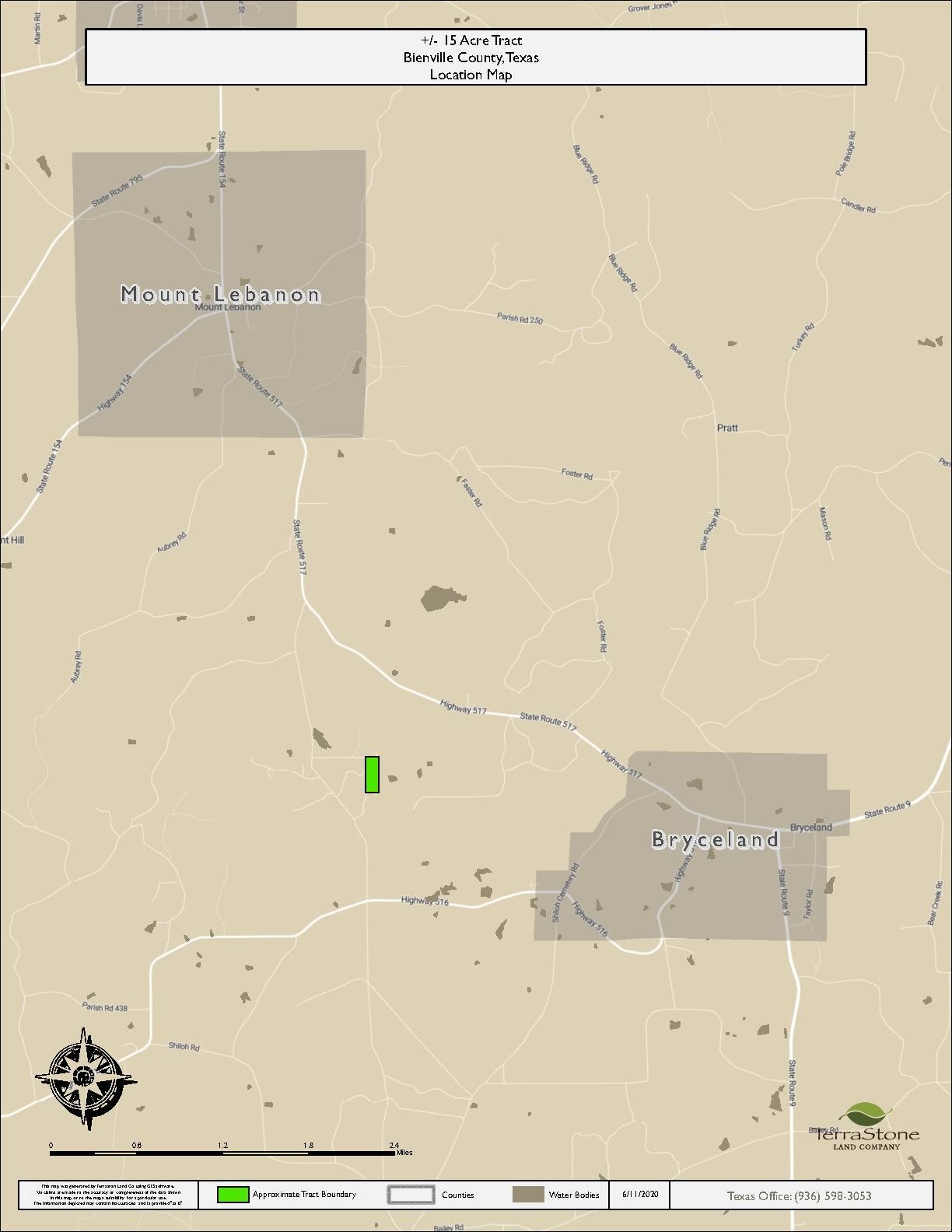 Gibsland, Bienville Parish, LA Recreational Property, Timberland