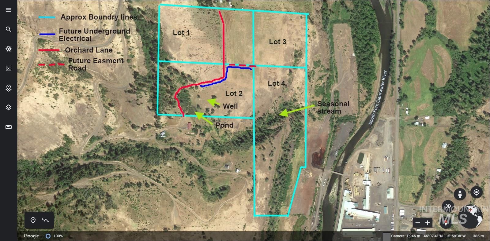 Kooskia, Idaho County, ID Undeveloped Land for sale Property ID