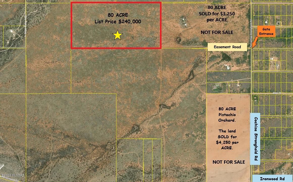 Cochise, Cochise County, AZ Undeveloped Land for sale Property ID