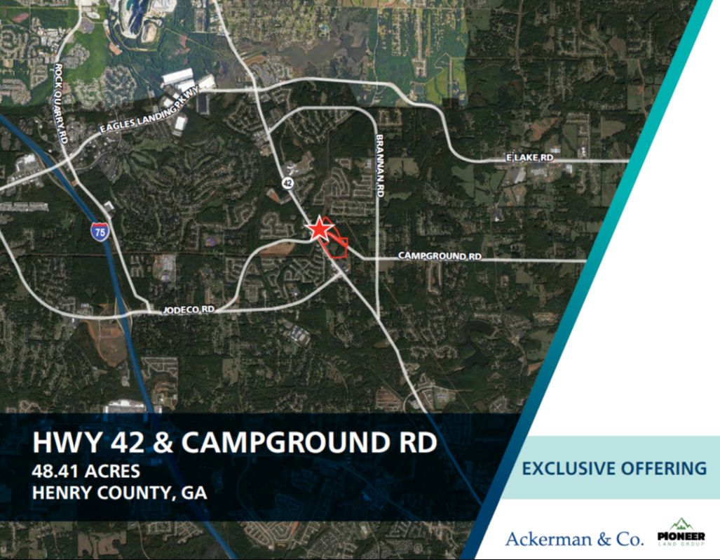 Mcdonough, Henry County, GA Undeveloped Land, Commercial Property for