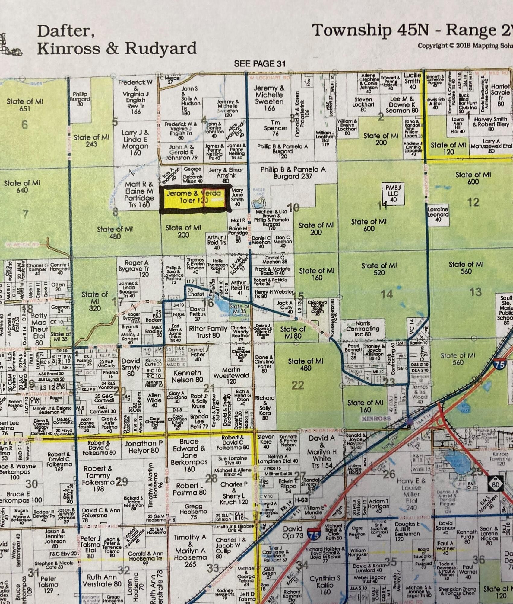 Rudyard, Chippewa County, MI Undeveloped Land for sale Property ID