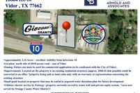 Land for sale in Orange County, Texas