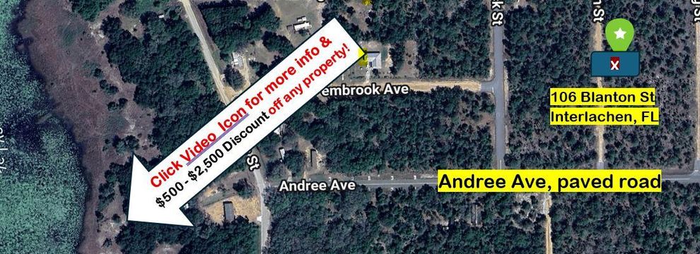 Undeveloped Land for sale in Putnam County, Florida