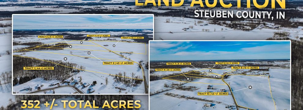Land for sale in Steuben County, Indiana